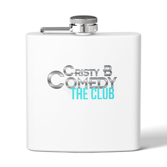 Cristy B Comedy Stainless Steel Flask, 6oz