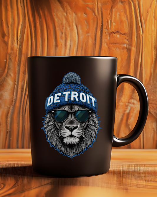 Detroit Lion Mug – Perfect for Coffee Lovers, Gift for  NFL Sports Fans