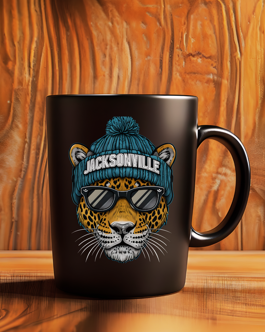 Jacksonville Jaguars NFL Mug | Black Mug,  Gifts for NFL football Lovers