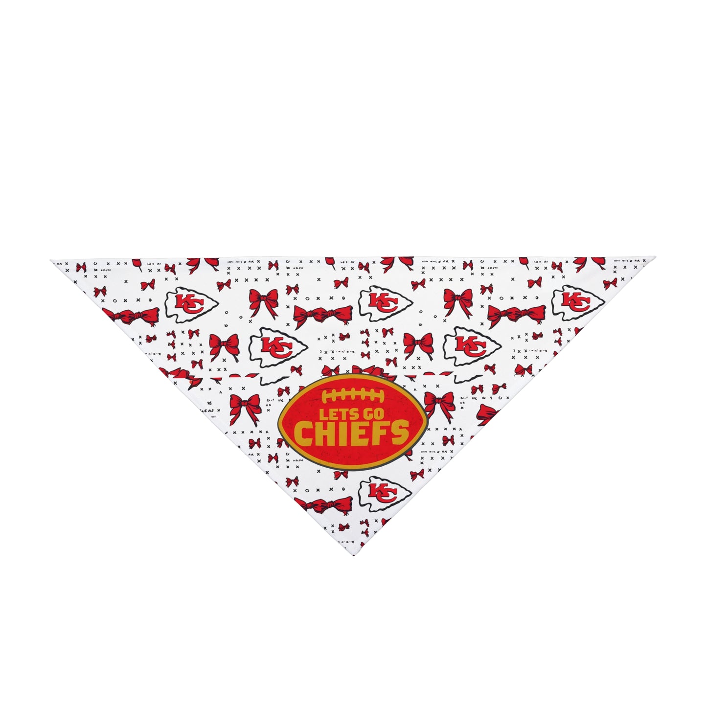 KC Chiefs Pet Bandana