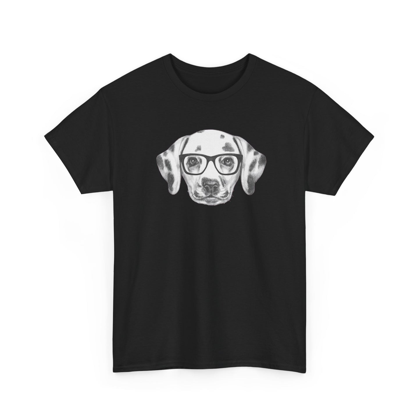 Hipster DALMATIAN Unisex Heavy Cotton Tee
