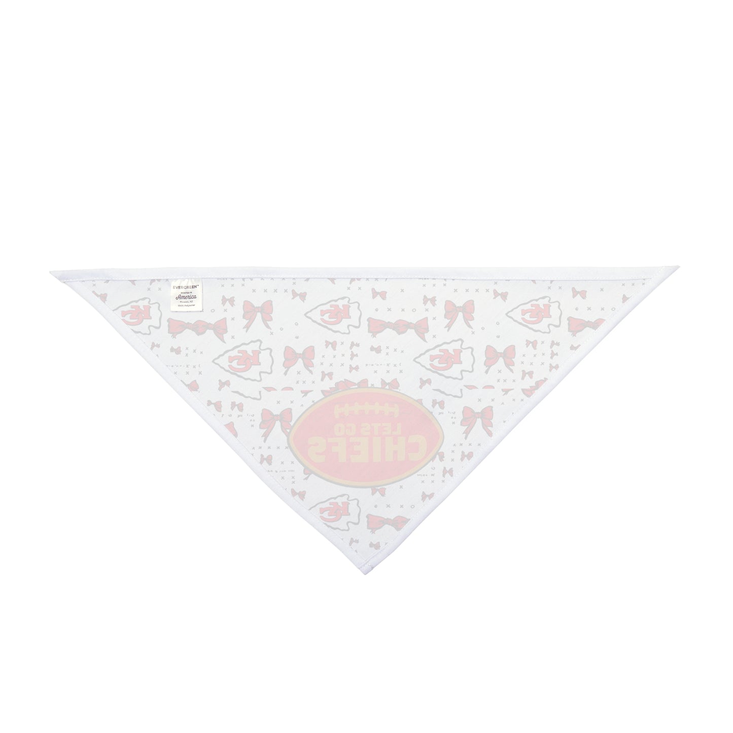 KC Chiefs Pet Bandana