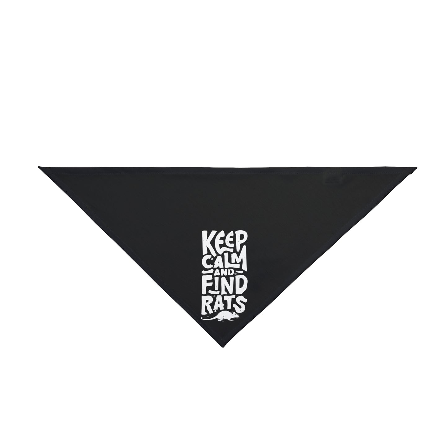 Funny Barn Hunt Pet Bandana "Keep Calm And Find Rats"